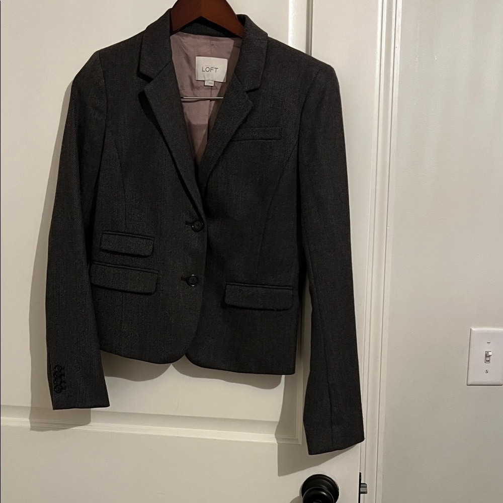 LOFT Charcoal Women's Blazer